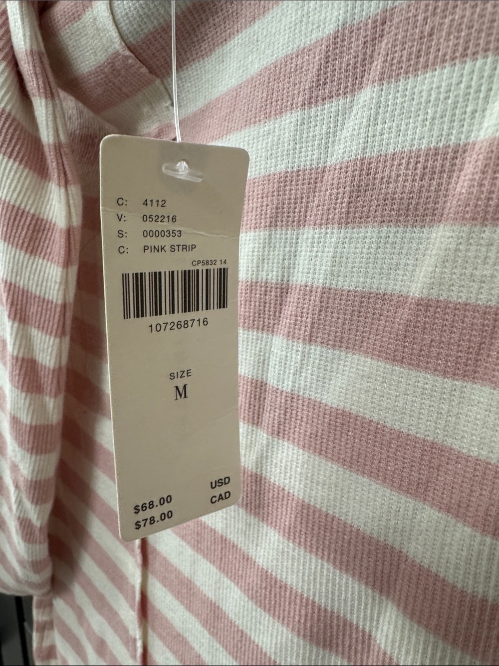 Anthropologist Pilcro Notched Long- Sleeved Tee - Picture 5 of 6
